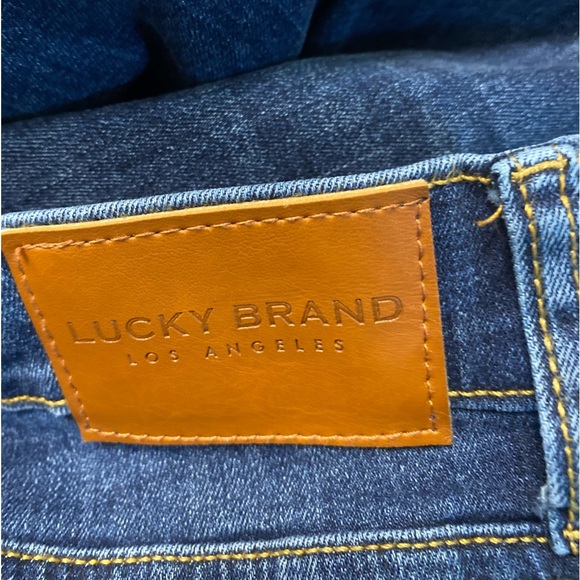 Lucky Brand 410 Athletic Fit Straight Jeans Mens Sz 38 x 32 Blue - Picture 8 of 14